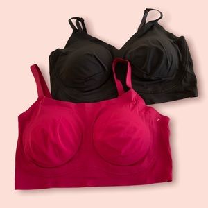 (2) True Body Lift Scoop Adjustable Strap Bra